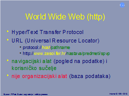 World Wide Web (http)