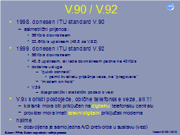 V.90 / V.92
