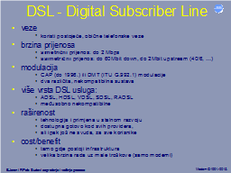 DSL - Digital Subscriber Line